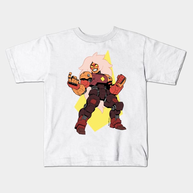 Mech Jasper Kids T-Shirt by Novanim